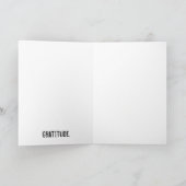 19:00 NYC Dankbaarheid Wenskaart w/Enveloope Kaart (Binnen)