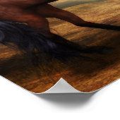 19,00' x14,25' Dueling Stallions Poster schilderen (Hoek)