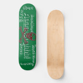 19.5 Ack Blops-BoneHead!-Shack Bslaap Squadron Skateboard (Voorkant)