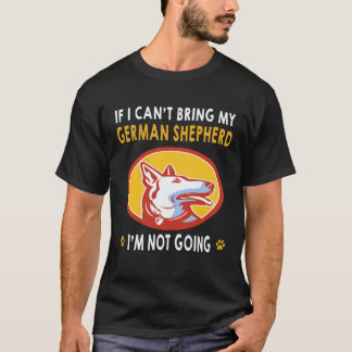 19 Als ik mijn Duitse herder niet kan meenemen, ga T-shirt