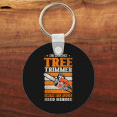 19.Arborist voor een boomtrimmer Sleutelhanger (Voorkant)