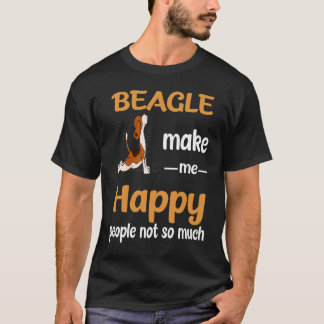 19 Beagle maak me gelukkig T-shirt