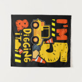 19.Bouwwagens voor een constructietrucks fa Wandkleed (Voorkant (horizontaal))