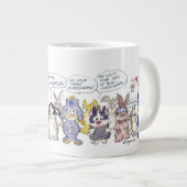 19 Cartoon Bunderful Bunny Rabbits Custom Mok (Voorkant rechts)