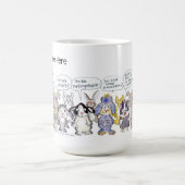 19 Cartoon Bunderful Bunny Rabbits Custom Mok (Center)