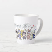 19 Cartoon Bunderful Bunny Rabbits Custom Mok (Rechterhoek)