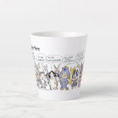 19 Cartoon Bunderful Bunny Rabbits Custom Mok (Voorkant)