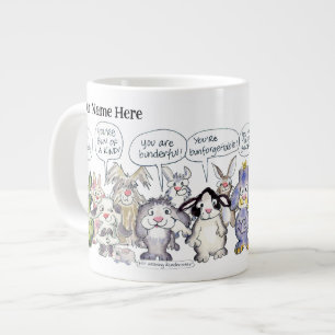 19 Cartoon Konijn Appreciatie Jumbo Mok