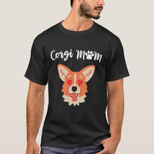 19 Corgi Moeder Corgi T-shirt (Voorkant)