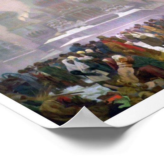 #19 De afschaffing van het Serfdom in Rusland, Muc Poster (Hoek)