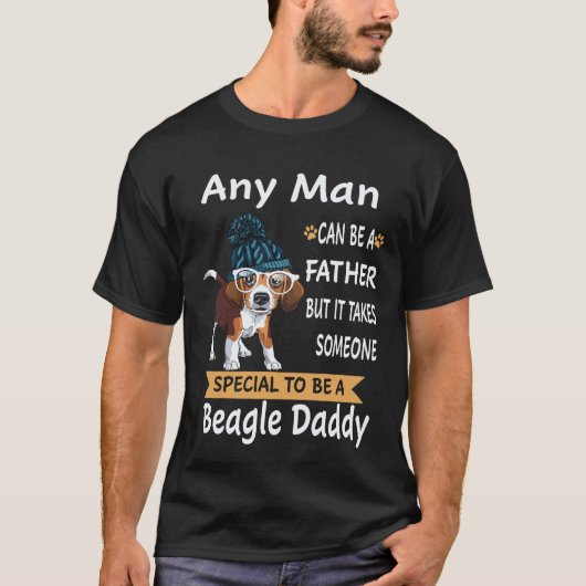 19 Elke man - Beagle Daddy Beagle T-shirt (Voorkant)