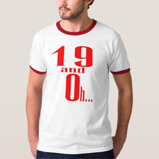 19 en O alt T-Shirt (achterzijde) (Voorkant)