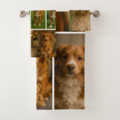 19 Fotocollage gepersonaliseerde aangepaste Bad Handdoek (Insitu)