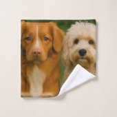 19 Fotocollage gepersonaliseerde aangepaste Bad Handdoek (Wasdoekje)