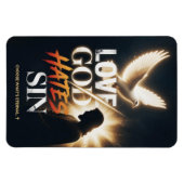 #19 God liefhebben zonde haten Magneet (Horizontaal)