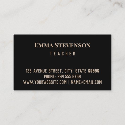 19 Groenroze, abstract, patroon, roze en groen Visitekaartje (Achterkant)