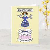 19 Happy Birthday Pen Pal Kaart (Gele Bloem)