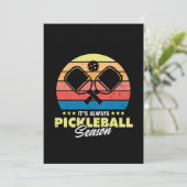 19.Het altijd Pickleball-seizoen Save The Date (Staand voorkant)