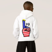 19 - Hoodie voor jongens (Achterkant volledig)