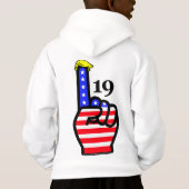 19 - Hoodie voor jongens (Achterkant)