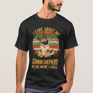 19 Ik maak me zorgen om mijn Duitse herder en miss T-shirt