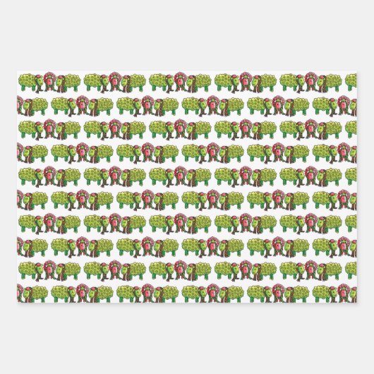 19-inch x 29-inch drie vellen papier, M (Voorkant 2)