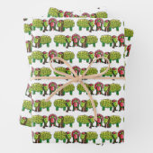 19-inch x 29-inch drie vellen papier, M (In situ)