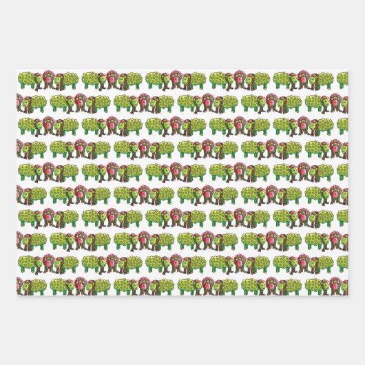 19-inch x 29-inch drie vellen papier, M (Voorkant)