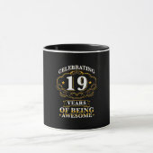 19 jaar Geweldige vieren Mok (Midden)