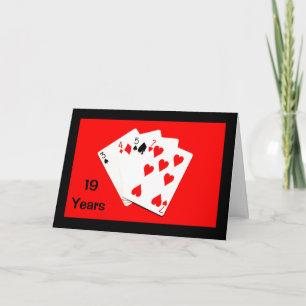 19 jaar is een groot iets! verjaardagskaart kaart