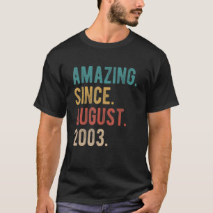 19 Jaar Oud 19e Verjaardag Verbazingwekkend Sinds  T-shirt