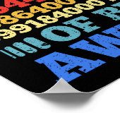 19 jaar oud Vintage 19e verjaardag 228 maanden Poster (Hoek)