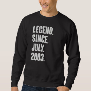 19 jaar oude 19e verjaardag legende sinds juli 200 trui