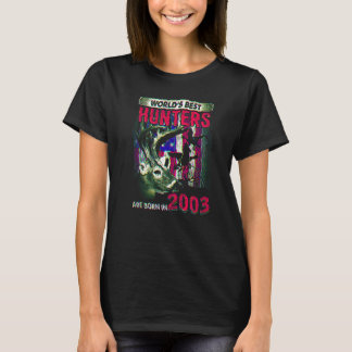 19 Jaar Oude Hertenjager Geboren In 2003 19e Verja T-shirt