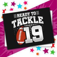 19 Jaar Oude Tackle Football Feestje 19e Verjaarda