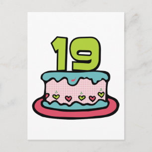 19 jaar oude vogelbeker briefkaart