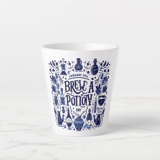 19 jan - Brouw een Potion Day Latte Mok (Voorkant)