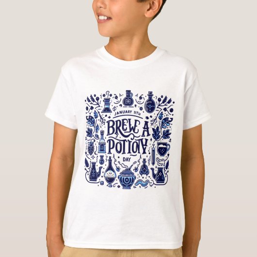 19 jan - Brouw een Potion Day T-shirt (Voorkant)