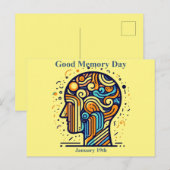 19 jan. - Goede Herinneringsdag Briefkaart (Voorkant / Achterkant)