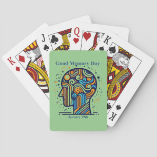 19 jan. - Goede Herinneringsdag Pokerkaarten