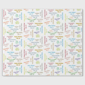 19 juli, cadeaupapier voor cadeautjes (Vlak)