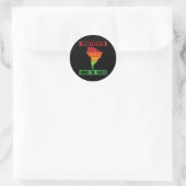 19 juni 1865 - 1 juni ronde sticker (Tas)