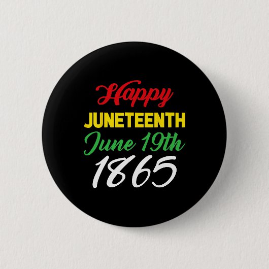 19 juni 1865 1 ronde button 5,7 cm (Voorkant)