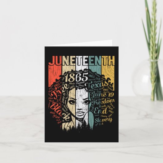19 juni 1865 Afrika Kaart (Voorkant)