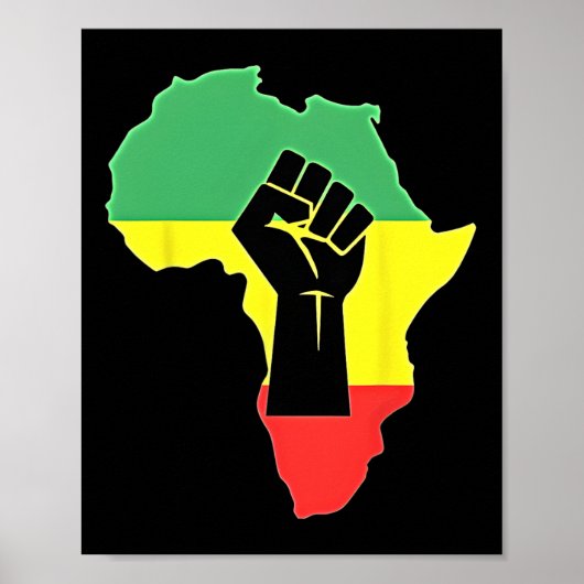 19 juni 1865 Afro-Amerikaans erfgoed Poster (Voorkant)