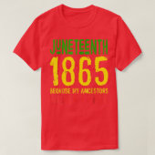 19 juni 1865 Dag van de Vrijheid - 19 juni T-shirt (Design voorkant)