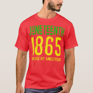 19 juni 1865 Dag van de Vrijheid - 19 juni T-shirt