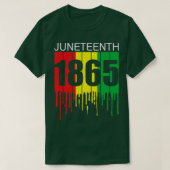 19 juni 1865 Echte dag van onafhankelijkheid T-shirt (Design voorkant)