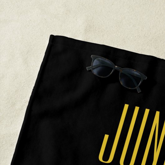 19 juni 1865 Juneteenth Black History Fireworks Strandlaken (In situ)