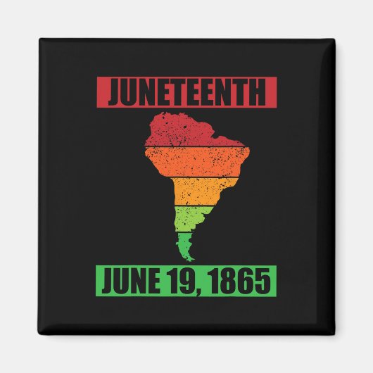 19 juni 1865 - Juneteenth Magneet (Voorkant)